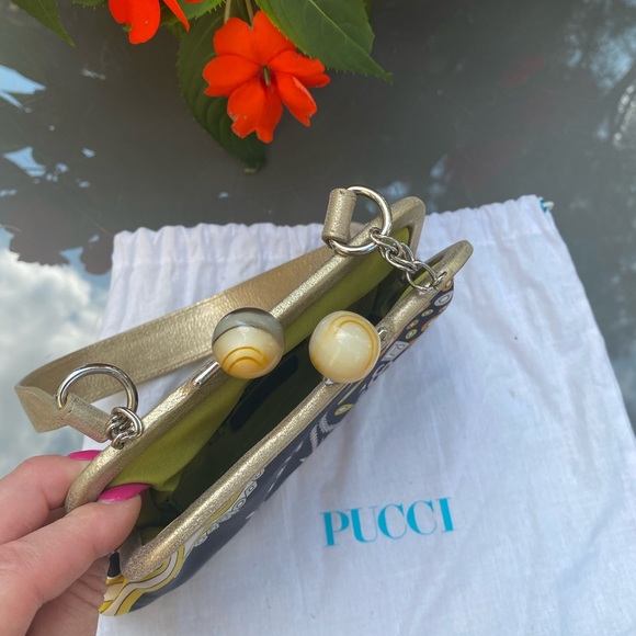 Emilio Pucci silk hand bag - Picture 8 of 12